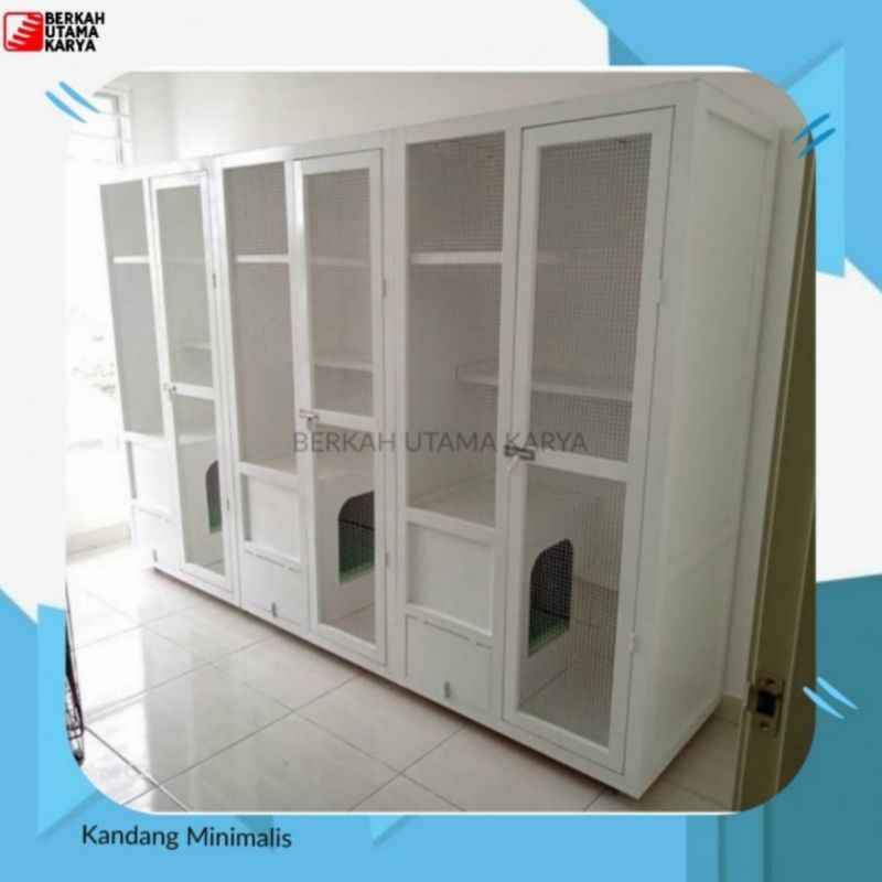 KANDANG KUCING KAYU MINIMALIS /KANDANG KUCING TINGKAT / KANDANG HEWAN MURAH /KANDANG KUCING MURAH