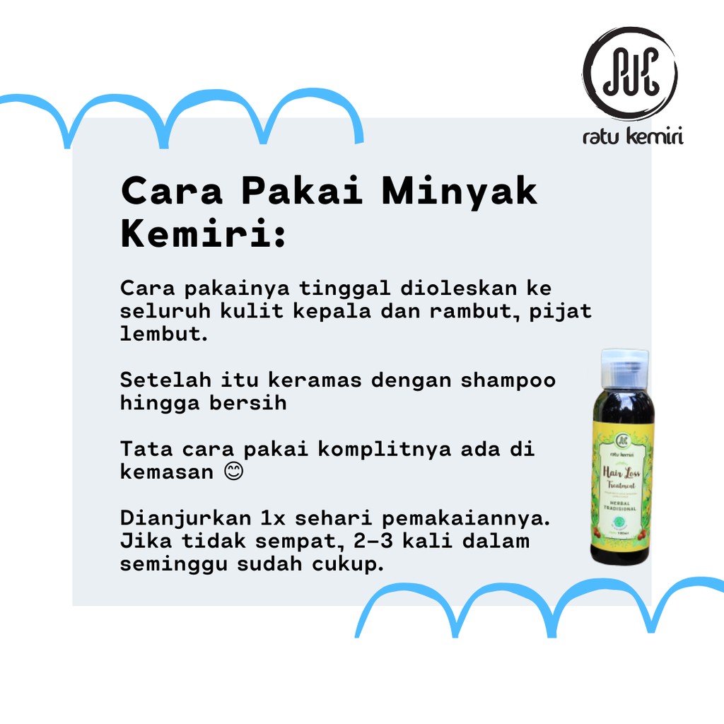 Jual Minyak Kemiri Bakar Asli Dan Hair Tonic Alami Untuk Penyubur Rambut Rontok Ratu Kemiri Indonesia Shopee Indonesia