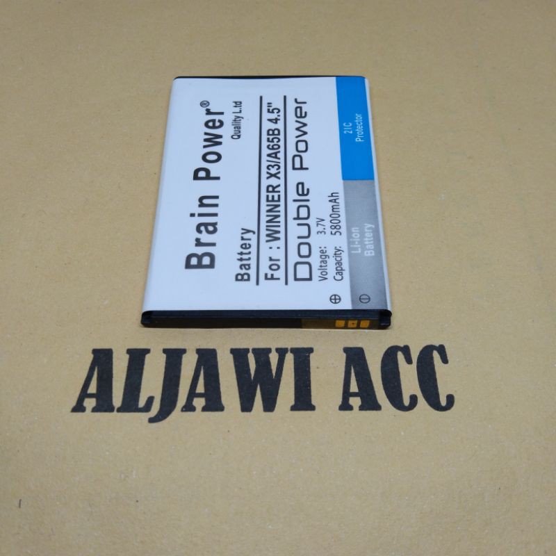 Baterai Batre Battery Advan Winner X3 / A65B 4.5&quot; Double Power Battery Hp