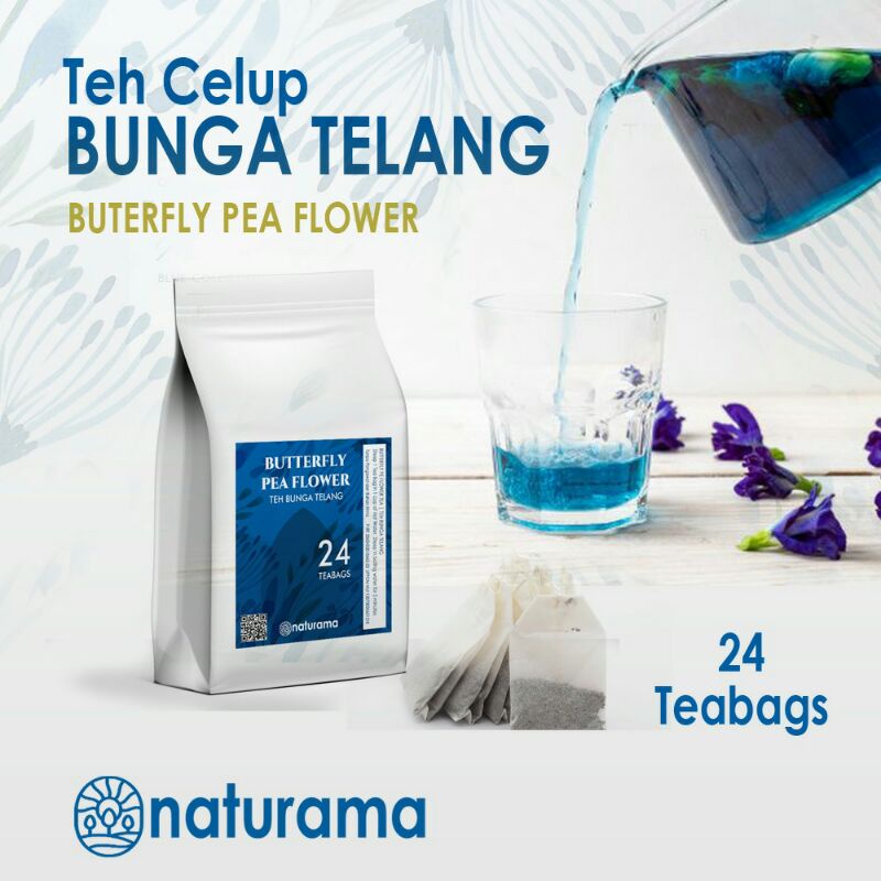 

Teh bunga telang celup isi 24 bag