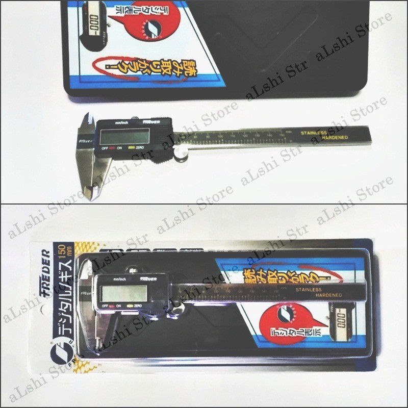Alat Ukur Jangka Sorong Sketmat Vernier Caliper Digital 6"inch 150 mm Freder