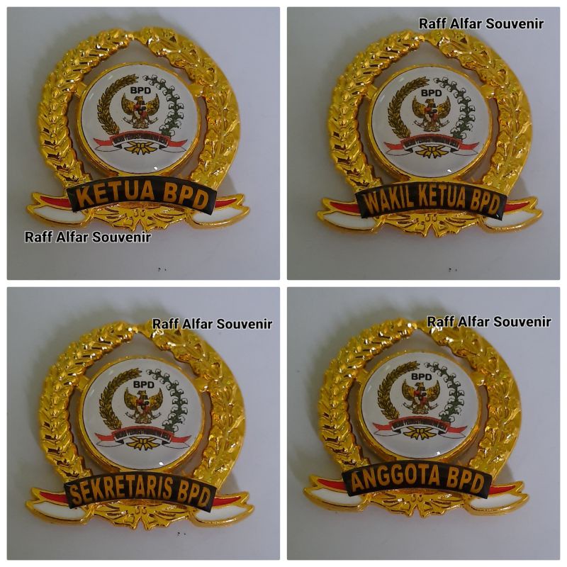 PIN BPD LOGO BARU LENGKAP DENGAN JABATAN MODEL PADI KAPAS MAGNET