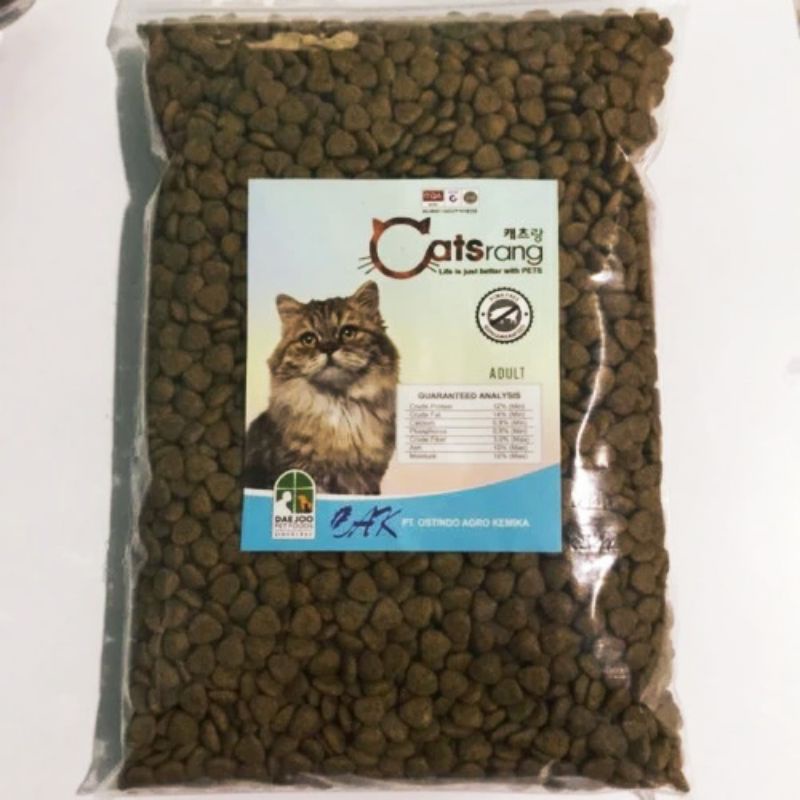 CATSRANG ADULT 1KG REPACK MAKANAN KUCING