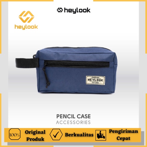 

Kotak Tempat Pensil Pencil Bolpoin Pulpen Polpen Alat Tulis Kantor ATK Sekolah Kuliah Kerja Aesthetic Black Lucu Simpel Murah Case Pencil Heylook