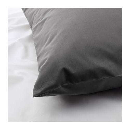 ULLVIDE Sarung bantal abu-abu / biru tua / putih