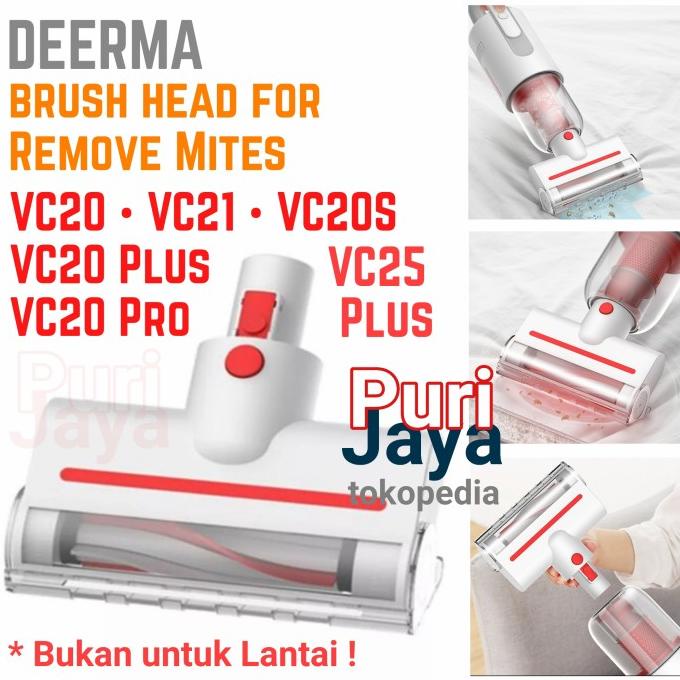 Deerma Head Brush Mites Removal VC20 Plus Pro VC21 VC20S Sedot Tungau