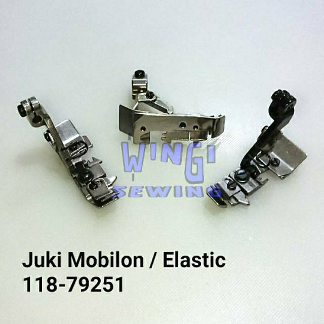 Presser Foot Sepatu Mobilon Karet Elastic Mesin Obras Industri