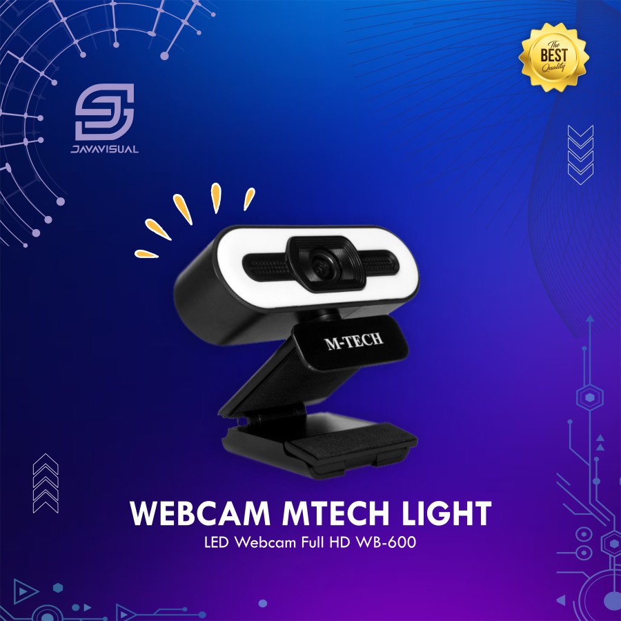 [JaVis] M-TECH Webcam WB600 / WB-600 Web Camera 1080P Full HD With Microphone