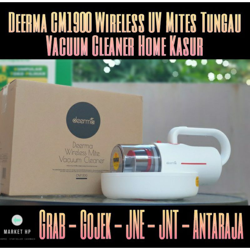 Deerma CM1900 Wireless UV Mites Tungau Hand-held Vacuum Cleaner Home Kasur