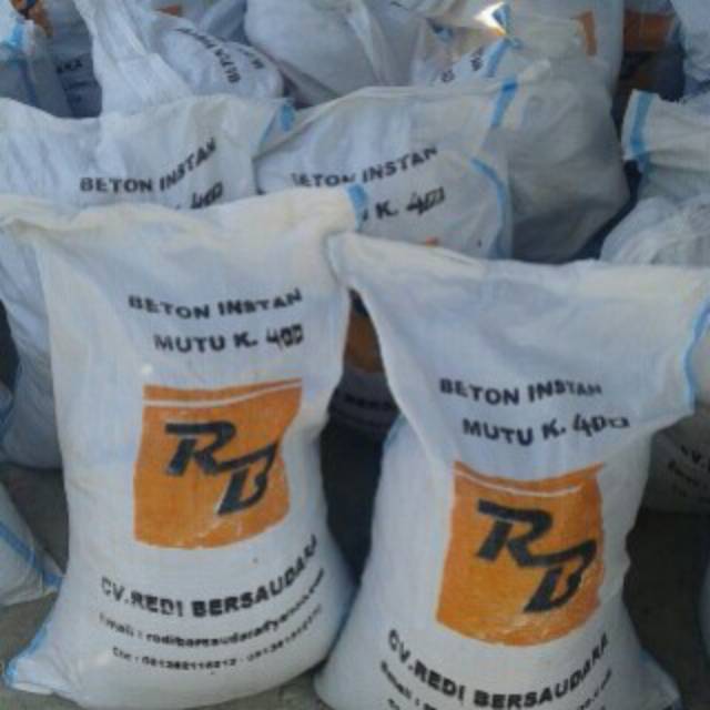 Beton instan Redibersaudara mutu K.400 (44 sak/50kg)