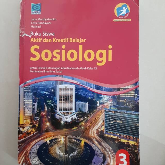 BUKU SOSIOLOGI KELAS 12 KURIKULUM 2013 Shopee Indonesia