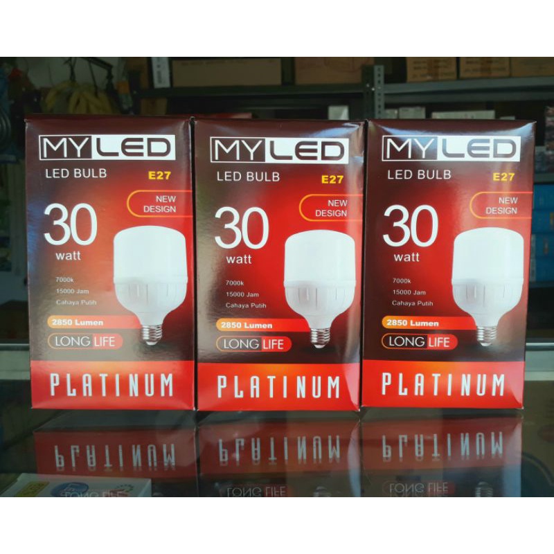 Lampu Led 30w Myled Sunsafe Platinum Bohlam 30 Watt