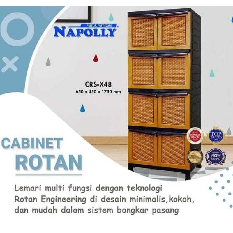 cabinet rotan napolly