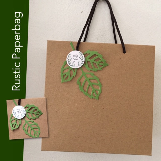 

Paperbag Rustic Leaves 4pcs