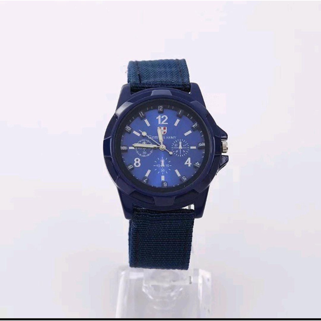 Jam Tangan Pria GEMIUS ARMY TALI BAHAN CANVAS (001C)