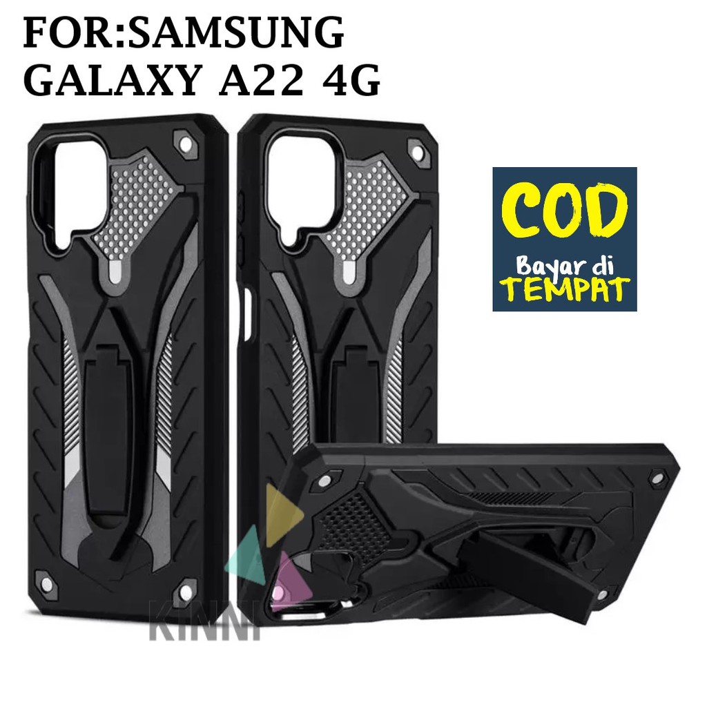Casing Robot Untuk Samsung Galaxy A22 4G Kickstand Transformers Robot Hardcase