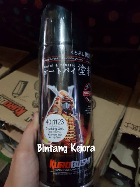 

Pilox samurai paint sparkling gold / gold metalik / metallic gold / 1123