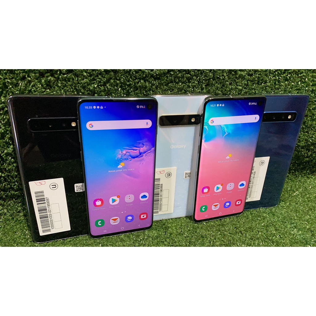 SAMSUNG GALAXY S10 RAM 8GB 128GB SEKEN ORIGNAL IMEI TERDAFTAR