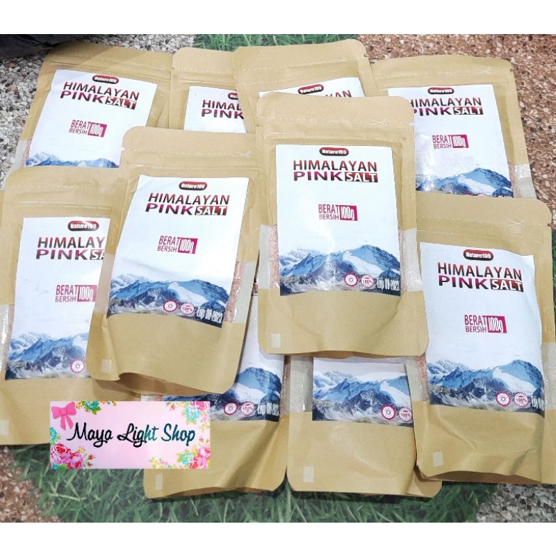 Garam Himalaya pink himalayan salt original garam dapur superfood garam pink salt termurah super food