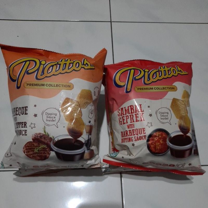 Promo 4 4 5pc Piattos Premium Collection Bbq Geprek 70gr