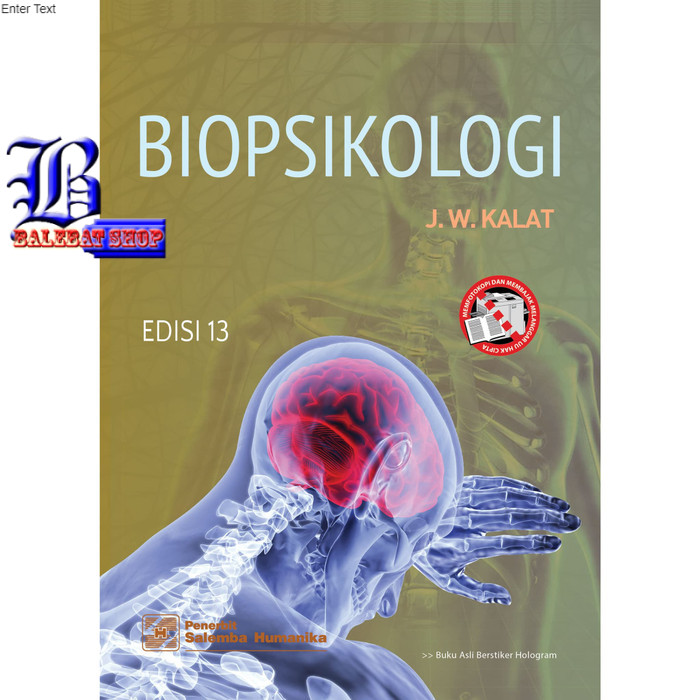 AMS 10 Buku Biopsikologi Edisi ke 13 James W Kalat SALEMBA EMPAT ORIGINAL PREMIUM FAKULTAS MIPA TAHU