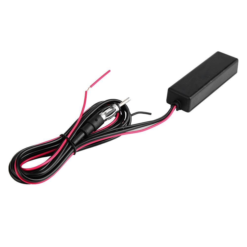 AUTO UNIVERSALE ANTENNA AMPLIFICATORE RADIO STEREO FM//AM antenna ricevitore Set Nuovo