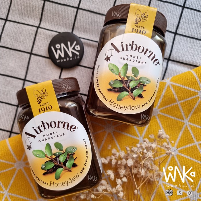 

(BISA COD) Airborne - Madu Honeydew 500gr - New Zealand Natural Honey Since 1910