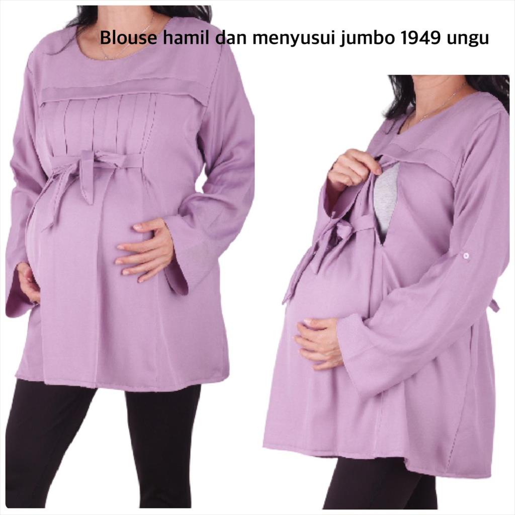 Blouse Hamil dan Menyusui  Jumbo 1949