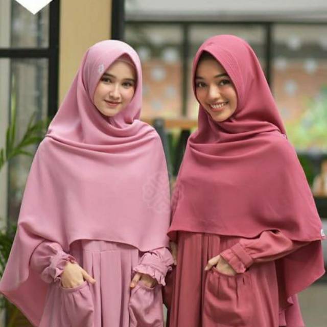READY STOCK Khimar Harian & Dress Sinar Elbina Hijab