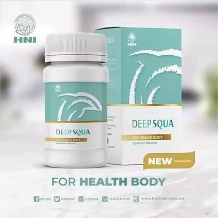 

SOLUSI JANTUNG & KOLESTROL - DEEP SQUA 100% HERBAL AMAN ASLI isi 50 Softgel