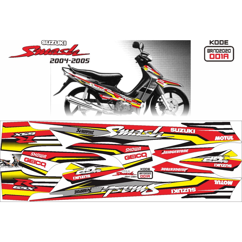 Striping Variasi Suzuki smash
