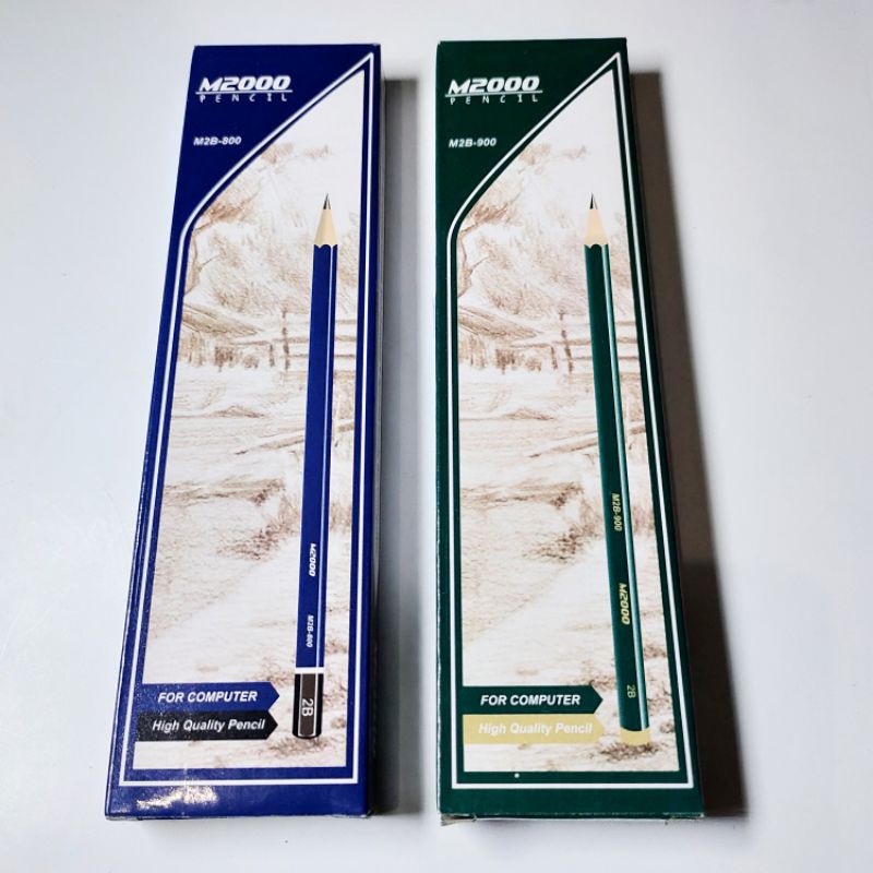 M2000 Pencil / Pensil M2B-900 / 2B / 1 BOX 12 PCS