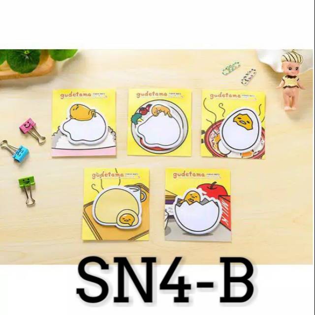 

TANZILENTERPRISE | STICKY NOTES LUCU | STICKY NOTES KARAKTER | STICKY NOTES GUDETAMA | SN4-B