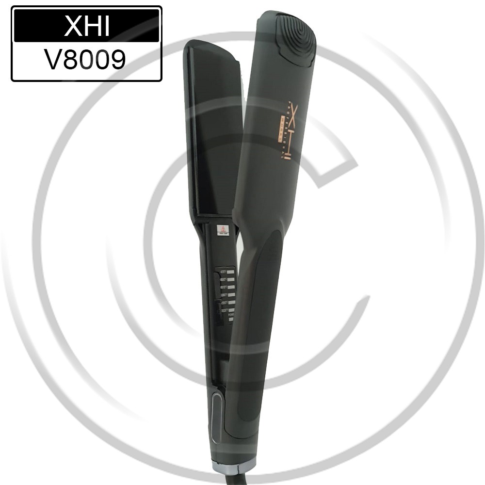 XHI / XHI-V8009 / Catokan Rambut 2in1 Plat Lebar Lurus