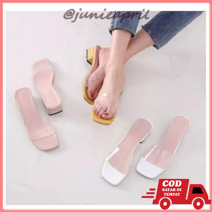 Arya Shoes Sepatu Hak Wanita Surin Shoes Sepatu Kondangan Kerja H OX394 Sepatu Heels Wanita Chunky
