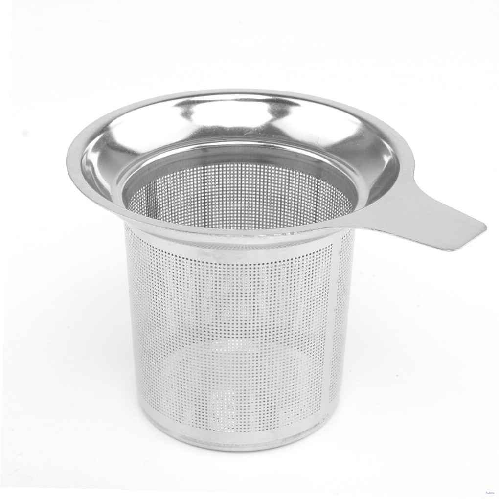 [READY STOCK] Tea Strainers Tea Leaves Separator Funnel Round Edge Single-Wire Mesh Filter Stainless Steel