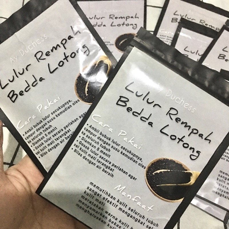 [COD] TERMURAH bedda lotong asli lulur asal bugis bubuk 50gr/pencerah kulit/lulur organik