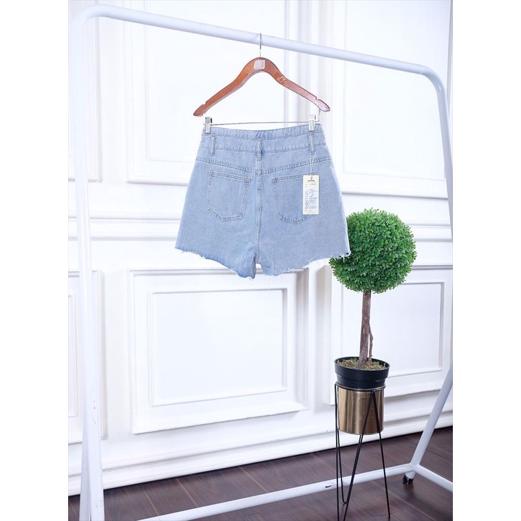 HOTPANTS DENIM HIGHWAIST BAHAN PREMIUM BANGKOK BKK 2512 HP