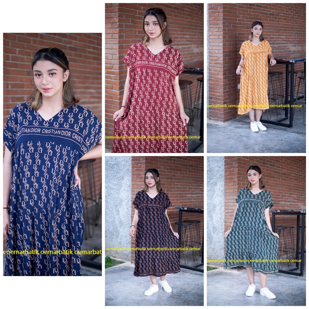 DASTER RUFFLE || DASTER SUSUN MOTIF || KANZIA HOME DRESS MOTIF VIRAL || LD 120 PB 110
