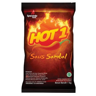 

Hot 1 Saos Sambal 1kg