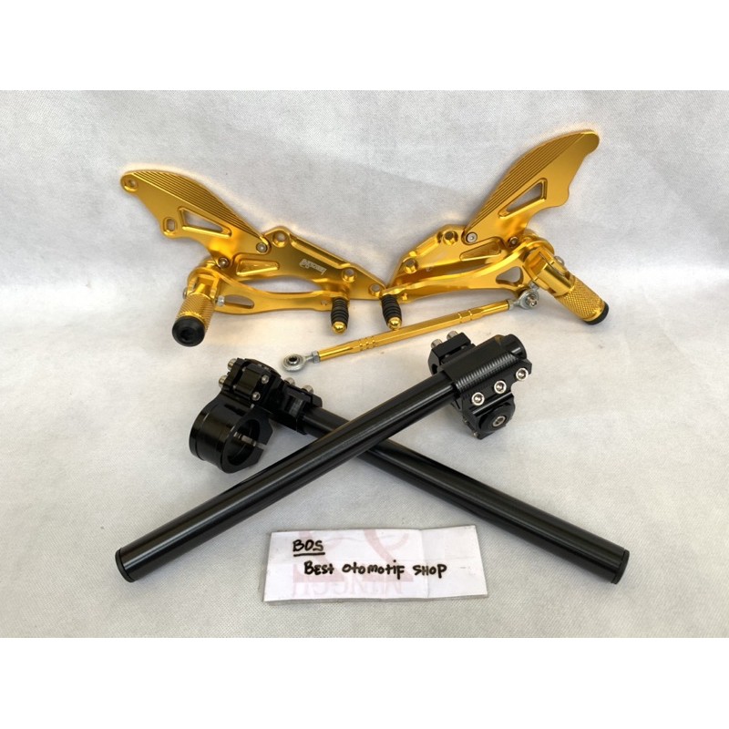 stang jepit setelan model nui paket hemat plus underbone/anderbone lipat pnp satria fu dll