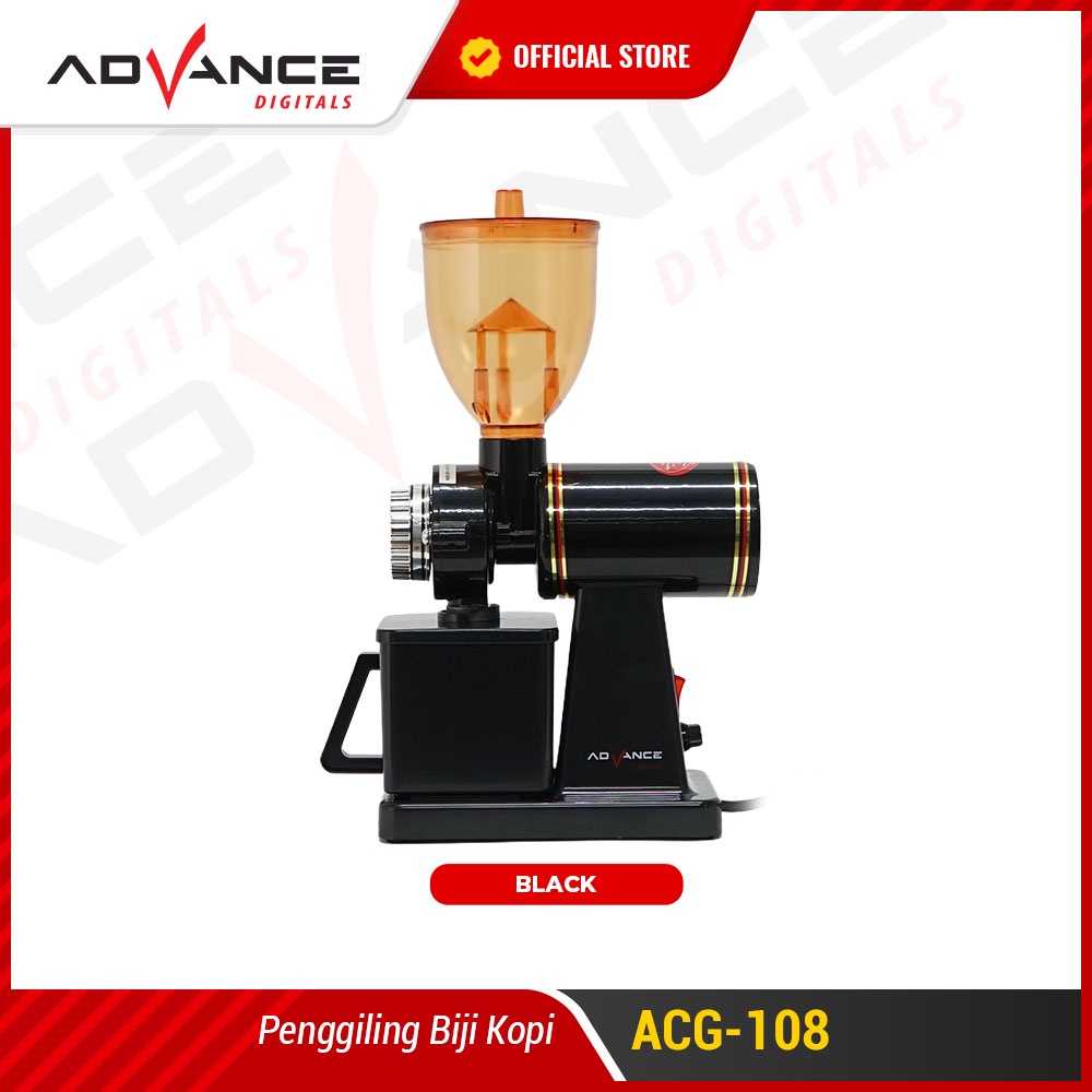 Advance Digitals Mesin Giling Biji Kopi Coffee Maker Grinder Listrik Electric Otomatis ACG-108 I Garansi Resmi 1 Tahun