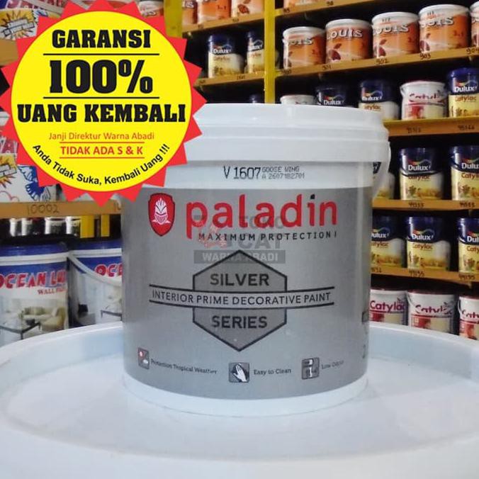  Cat  Dinding Warna  Silver  Grey 