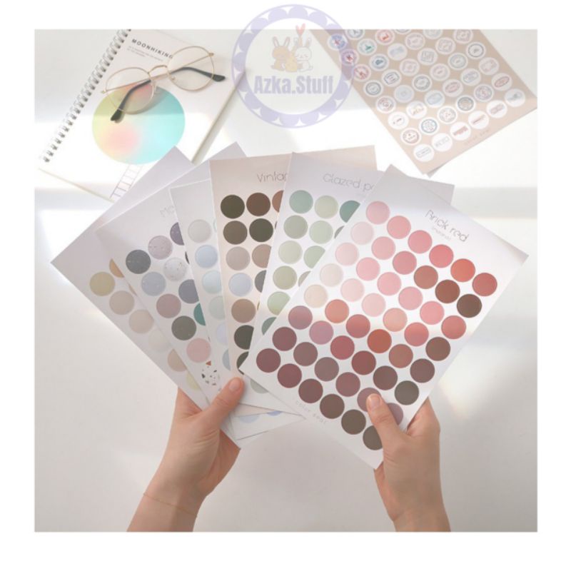 

DOTS DOFF STICKER | STICKER UNTUK JURNAL DECO DINDING KOREA BUJO