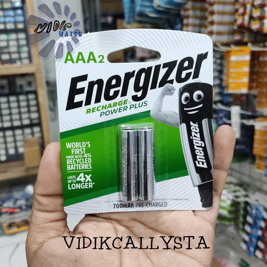 BATERAI ENERGIZER RECHARGE EXTREME A2 A3 AA AAA HR6 HR03 ISI ULANG CAS ULANG