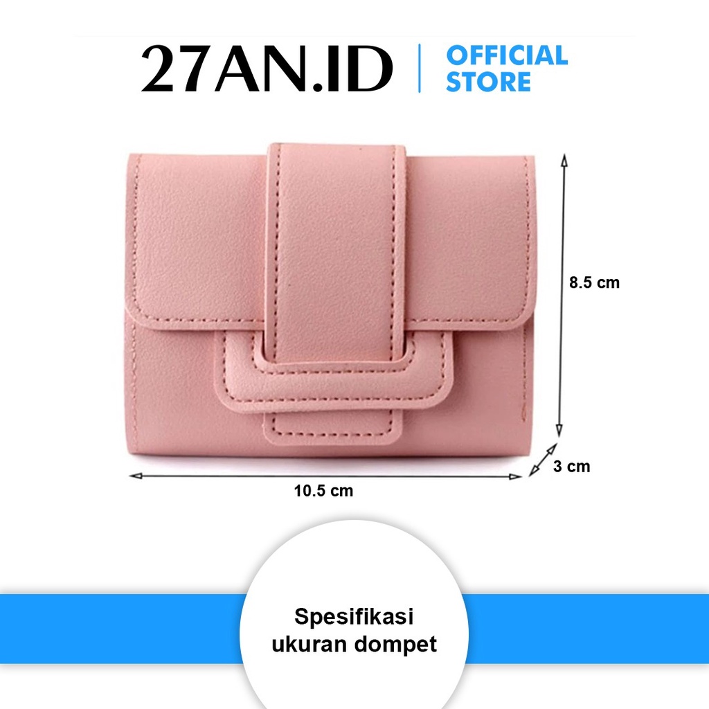 ( 27AN.ID ) Dompet Wanita 6018 Tanpa Tali / dompet import murah real pic C5 Image 3