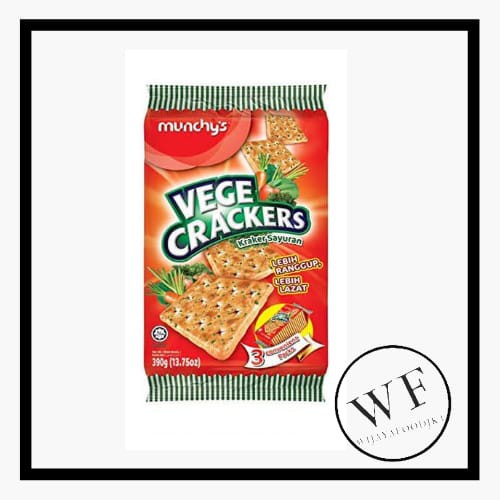 

Munchys Vege Crackers / Kraker rasa Sayur / Munchy's cracker 380g