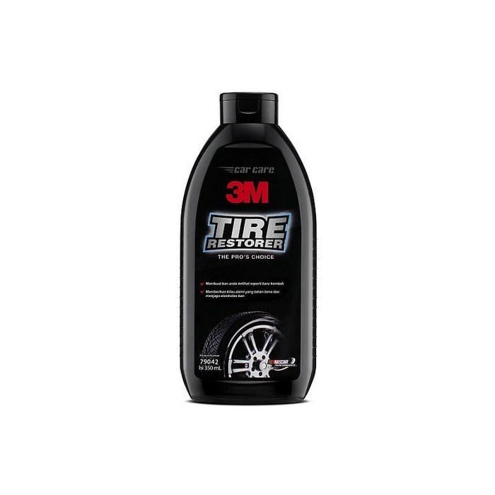 3M 79042 Tire Restorer Size Botol Isi 350ml Semir Ban 3M Mengkilapkan Pengkilap Ban Mobil