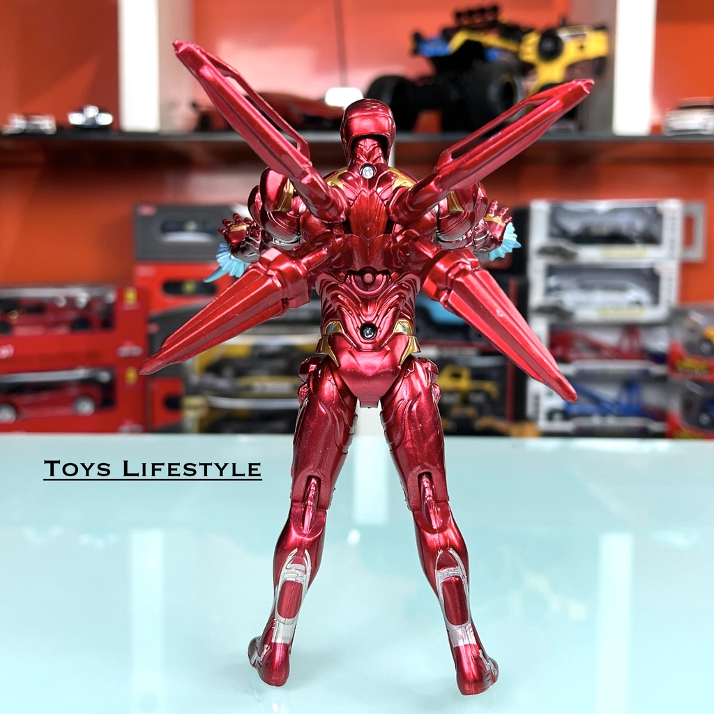 Pajangan Mainan Action Figure Iron Man Mark 50 MK 50 Avengers (Murah &amp; Bagus)