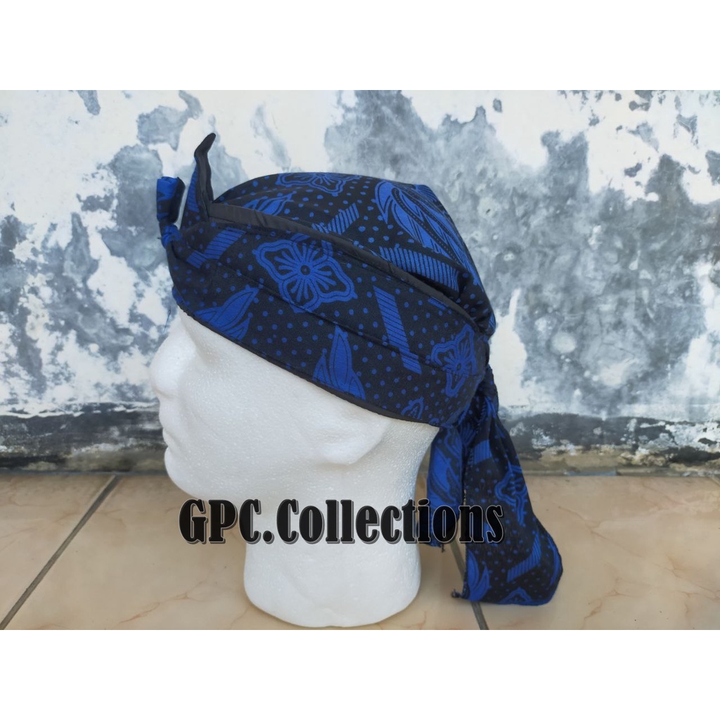 Blangkon Dewasa Motif Khas Baduy /Ikat Kepala Dewasa Motif full Corak Baduy